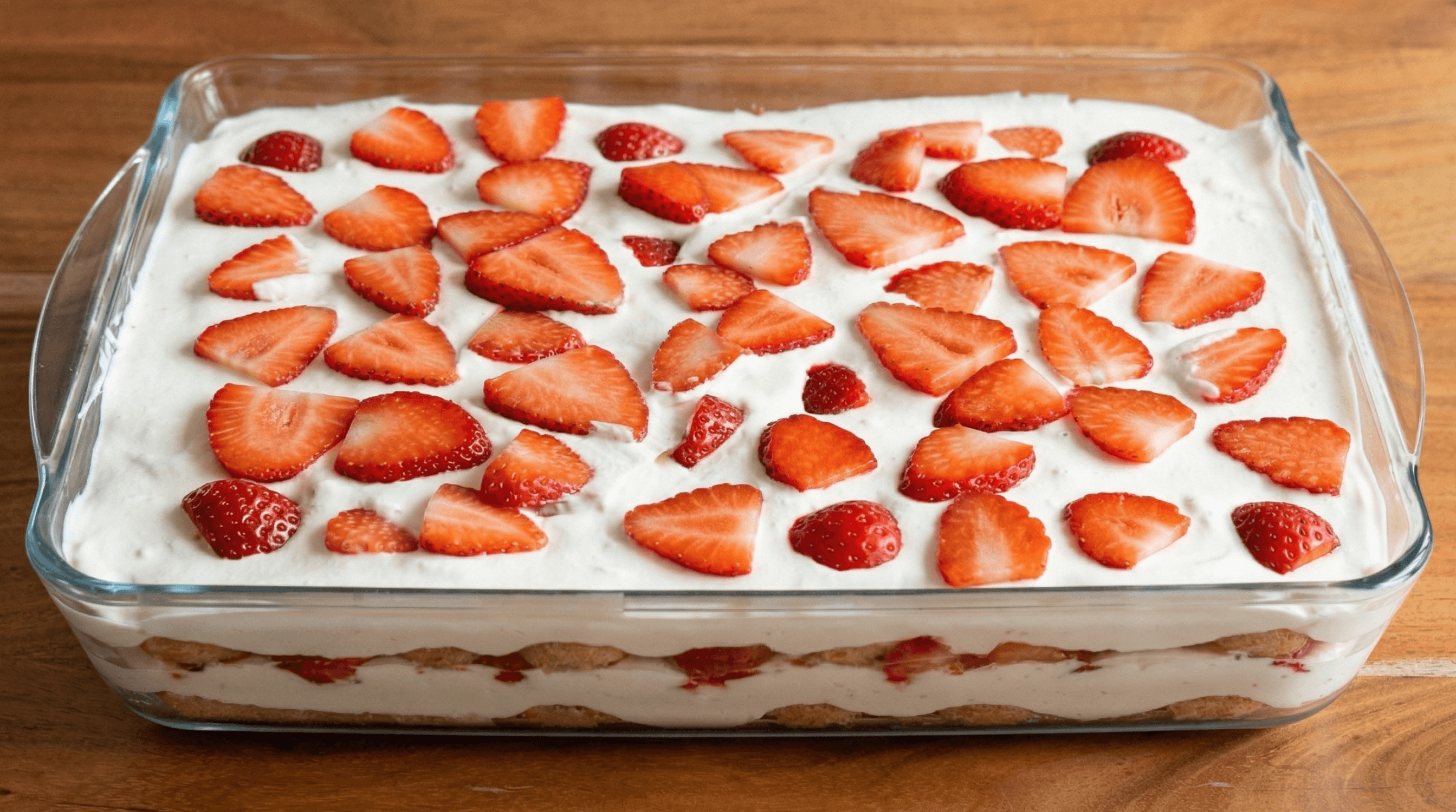 Kindvriendelijke Aardbeien Tiramisu (Alcoholvrij)
