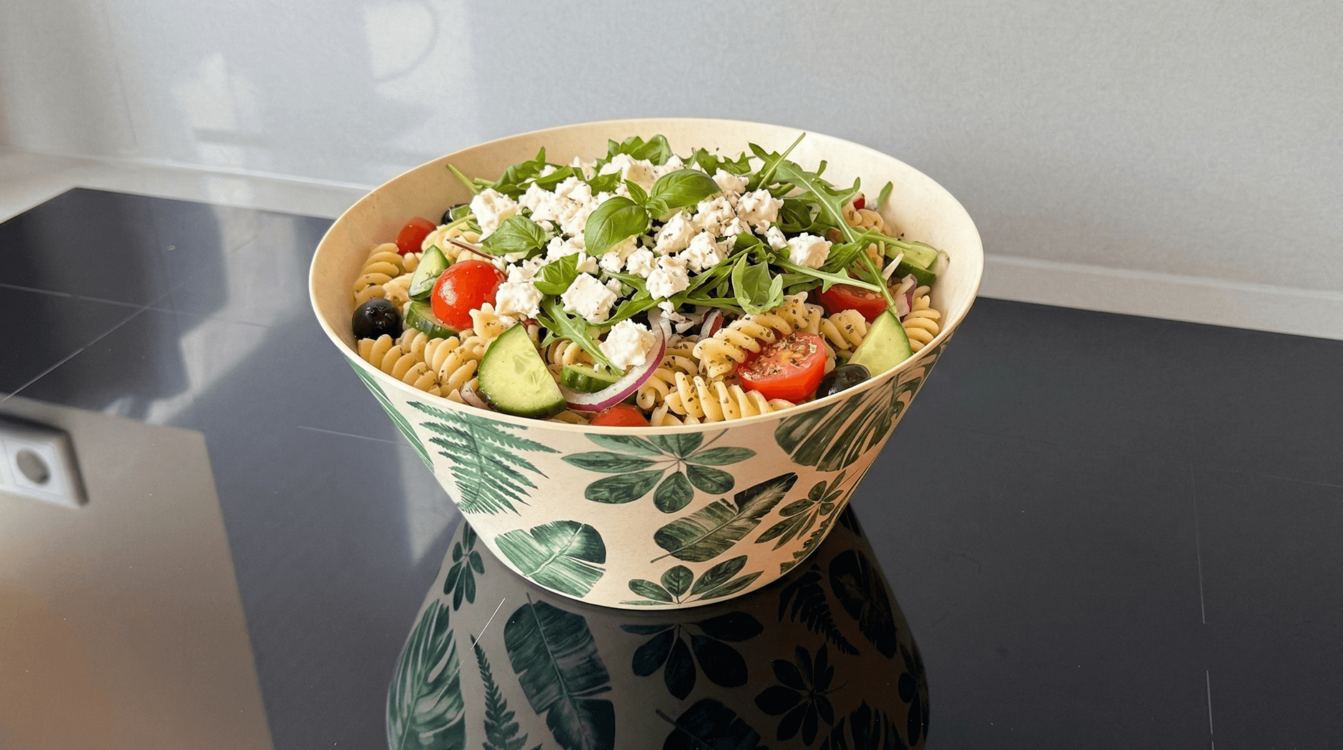Frisse Mediterrane Pastasalade (De perfecte BBQ side-dish!)

