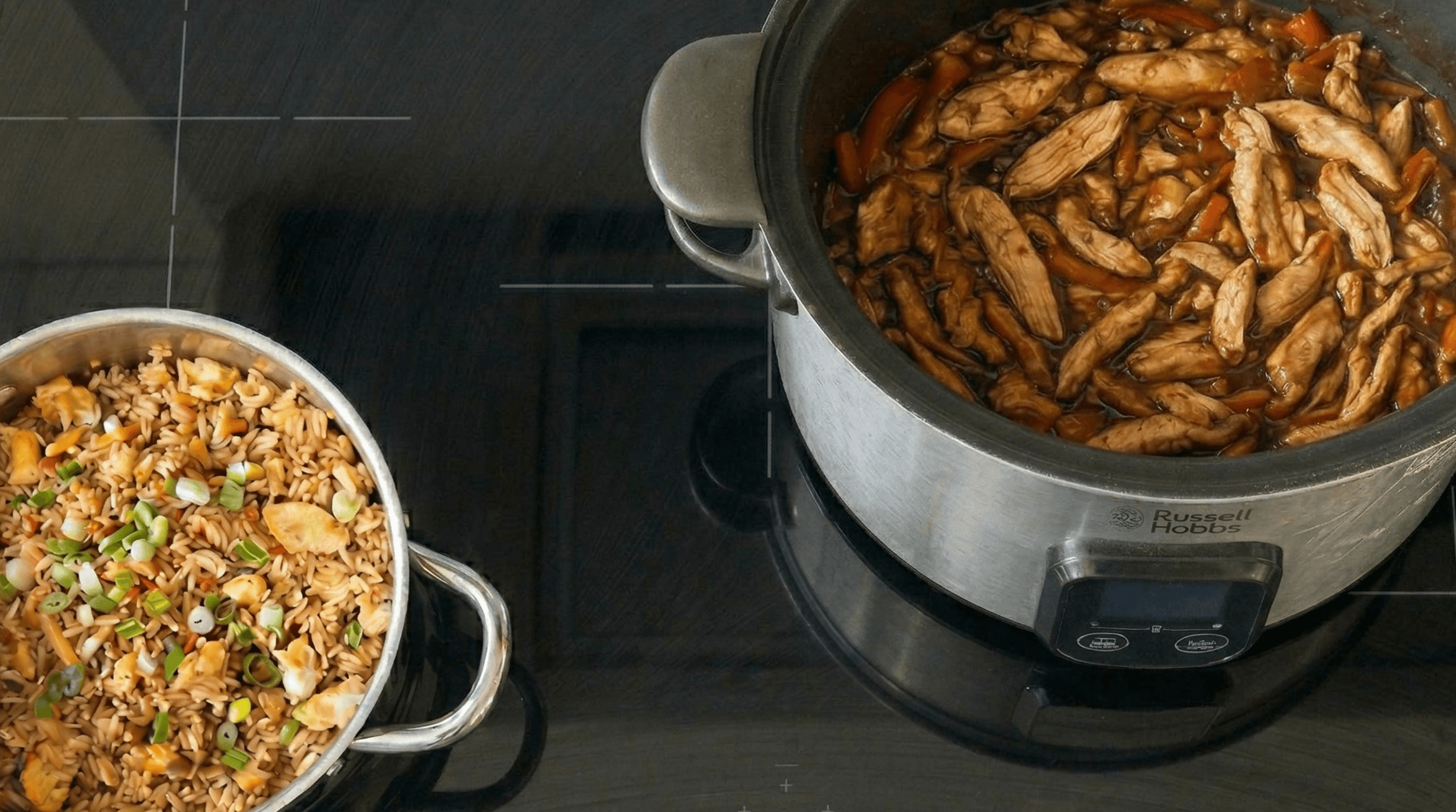 Kebab-Style Kipdijen uit de Slowcooker met Fried Rice

