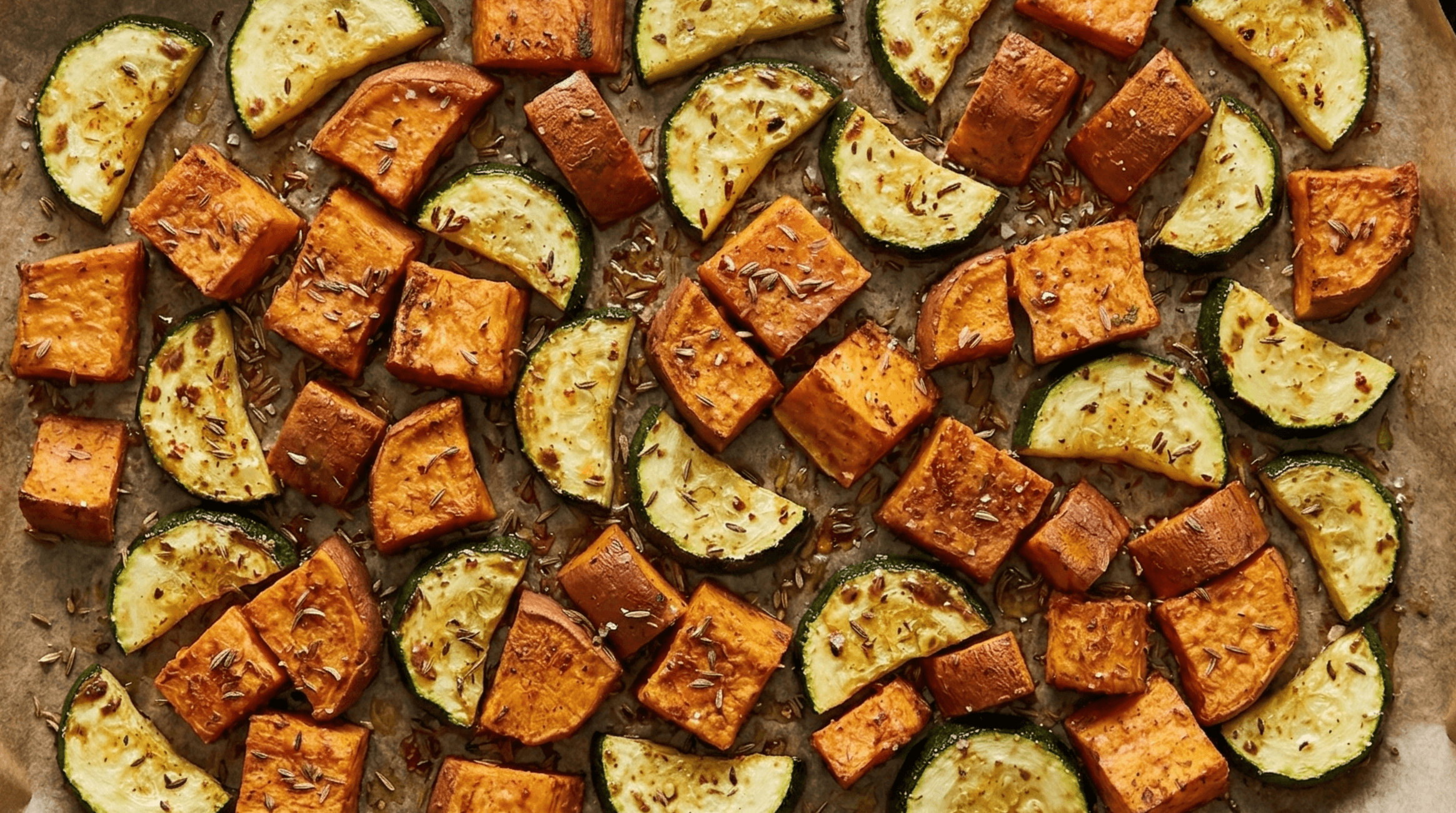 Zoete Aardappel & Courgette uit de Oven: Twee Smaakvolle Varianten
